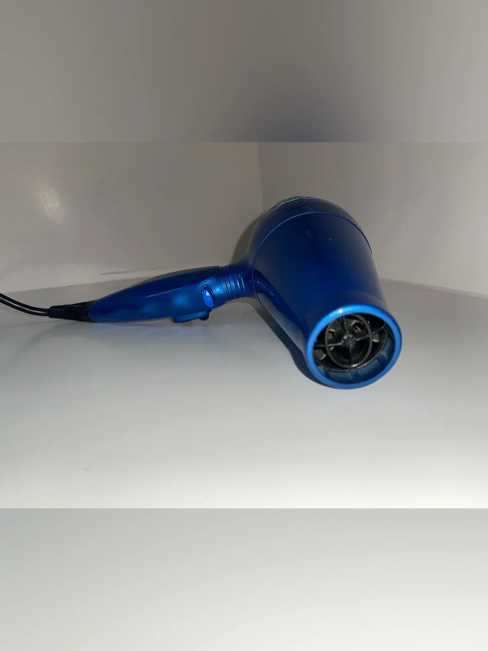 BaByliss Metallic Blue Nano Titanium Hair Dryer with Italian Flag Accent